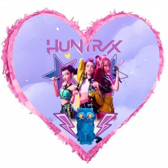 Πινιάτα Καρδιά K-Pop Demon Hunters Huntrix (31 x 27 cm) | 553156H