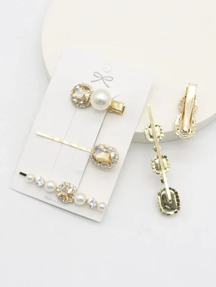 Αξεσουάρ Μαλλιών με Πέρλες Allison 5τμχ | AC138