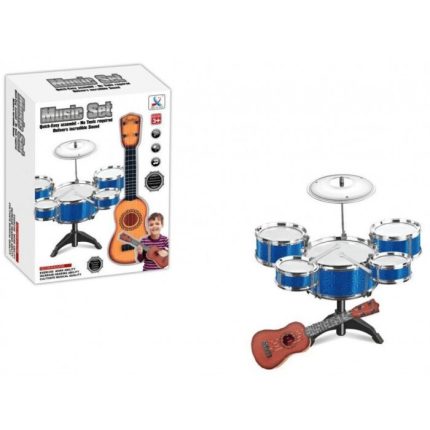 Παιδικά Ντραμς 5 τεμαχίων με Κιθάρα 333-008B (49x38cm) 3+ - Martin Toys