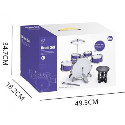 Ντραμς Παιδικό Με Καρεκλάκι 1009E (50 x 35cm) 5+ - Martin Toys