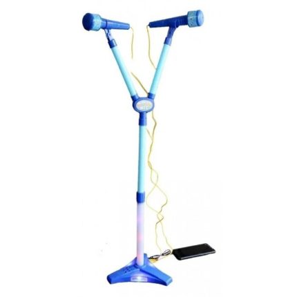 Μικρόφωνο Μεγάλο Μπλε, Φώτα, Μουσική και Σύνδεση με MP3 και Τηλέφωνο HD-8841 (33 x 21cm) 3+ - Martin Toys