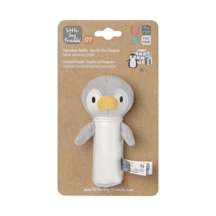 Βελούδινη Squeaker Κουδουνίστρα Ocean 0m+ - Baby to love