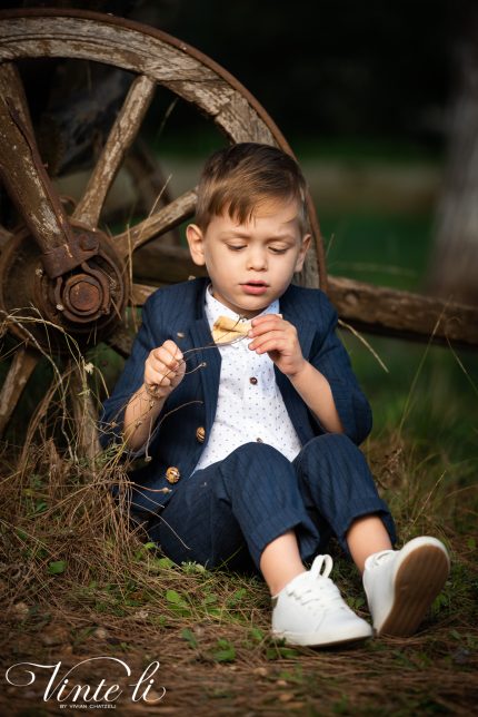 Βαπτιστικό Κοστουμάκι Μπλε για αγόρι 3919, Vinteli