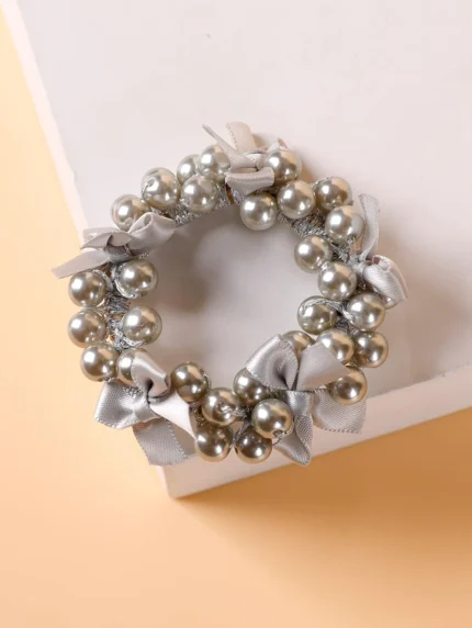 Space Grey Pearly Scrunchie (7,5cm) | AC119