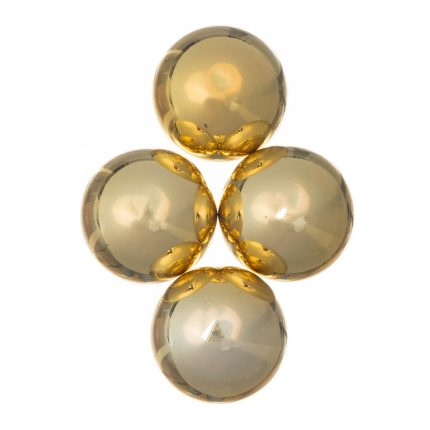 Χάντρα Χρυσή 24χιλ 50τμχ (2.40εκ) | Ε78