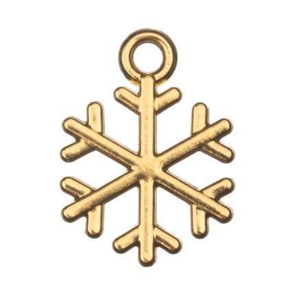 Μεταλλικό Νιφάδα Χιονιού 50τμχ (1.40εκ x 2.00εκ) | Ε89