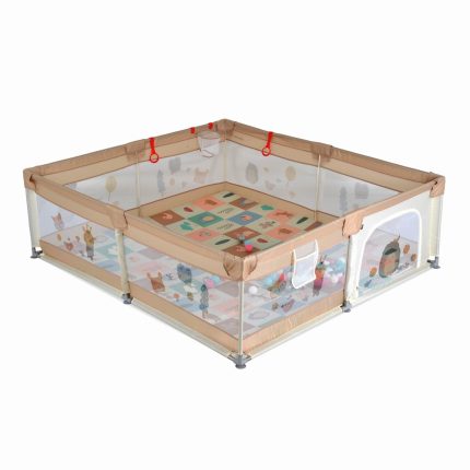 Moni Πάρκο για Μωρά με Αξεσουάρ Playpen GameZone (150x200cm) Beige 3801005210374