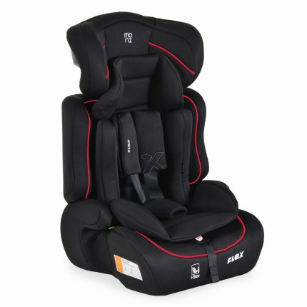 Moni Κάθισμα Αυτοκινήτου Flex 76-150cm (9-36kg) Black with Red Line 3801005153602