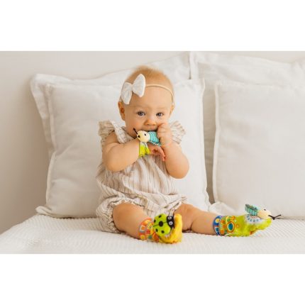 Κoυδουνίστρες-Καλτσάκια-Βραχιολάκι Green Beetle Bee 6925783826248 0m+ - Bali Bazoo