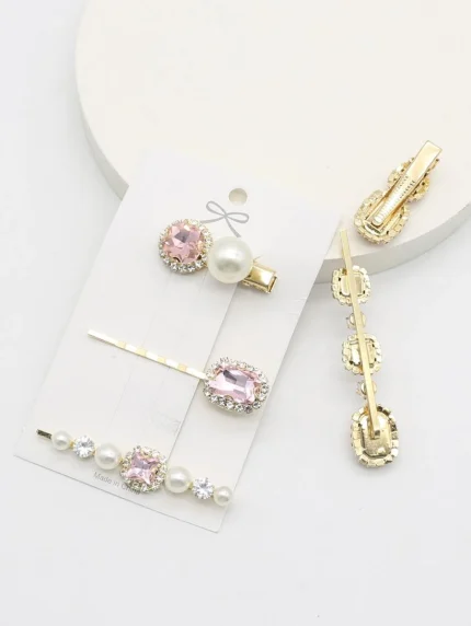 Αξεσουάρ Μαλλιών με Πέρλες Allison 5τμχ | AC115