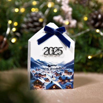 Γούρι Κεραμικό Σπιτάκι με Εκτύπωση UV 12cm GO18/92704 - Kaliso