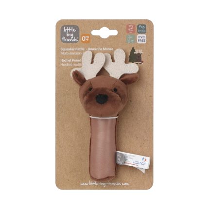 Βελούδινη Squeaker Κουδουνίστρα Forest 0m+ - Baby to love