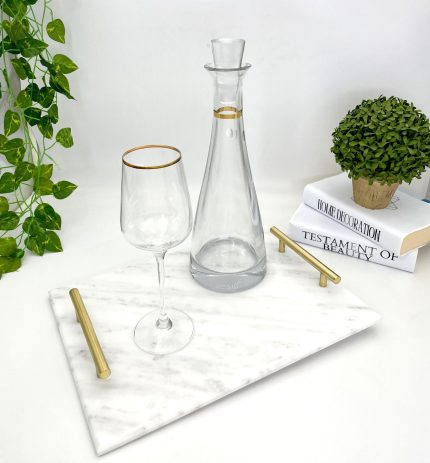 Σετ Γάμου Καράφα - Ποτήρι - Δίσκος | STG8780