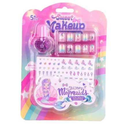 Καρτέλα Νύχια με Μανό και Αυτοκόλλητα SY2203D (19cm x14cm) 5+ - Martin Toys