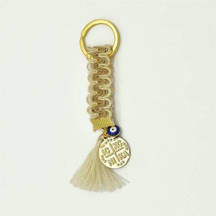 Μαρτυρικό Μπρελόκ με Λινάτσα και Κωνσταντινάτο (50τμχ) | WIT1115/50/50587 Kaliso