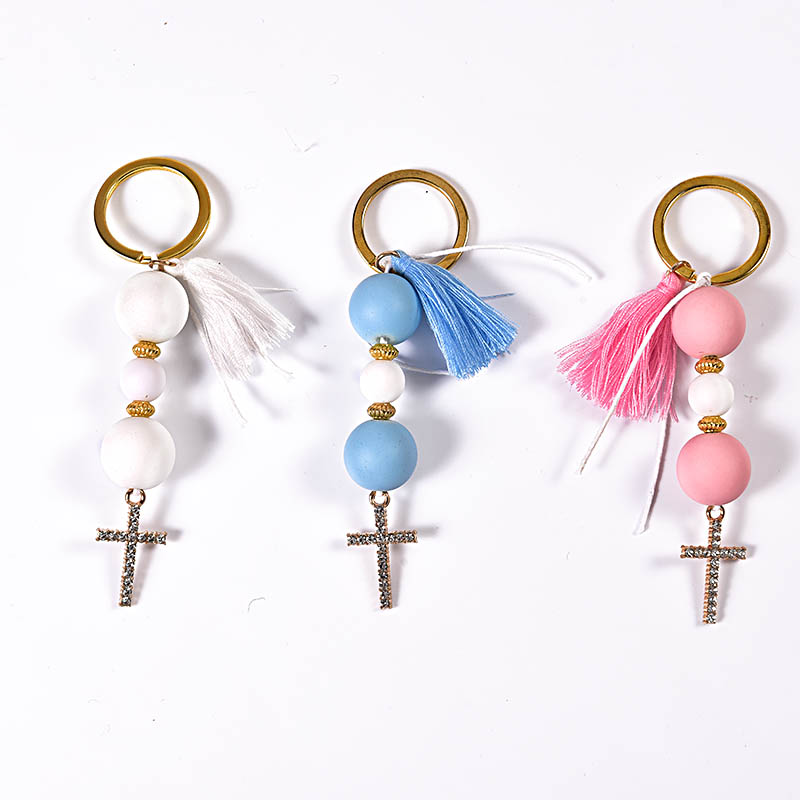 Μαρτυρικό Μπρελόκ με Σταυρό, Στρας και Φούντα Χρυσό (50τμχ) | WIT12K/50/80538 Kaliso Μαρτυρικό Μπρελόκ με Σταυρό, Στρας και Φούντα Χρυσό (50τμχ) | WIT12K/50/80538 Kaliso