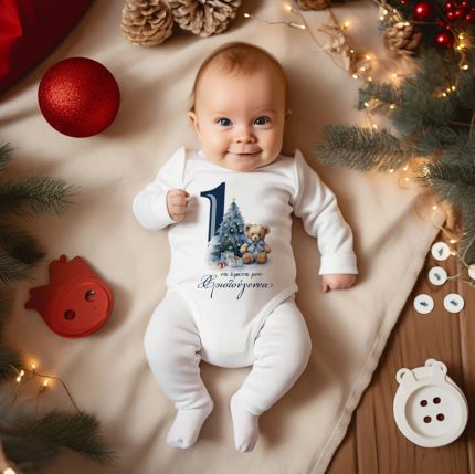 Φορμάκι Τα Πρώτα Μου Χριστούγεννα Αρκουδάκι (62-68cm) | SUB1007543