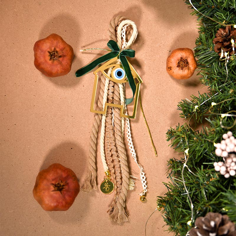 Γούρι Κρεμαστό Σπιτάκι Χρυσό GO22/84009 - Kaliso Γούρι Κρεμαστό Σπιτάκι Χρυσό GO22/84009 - Kaliso