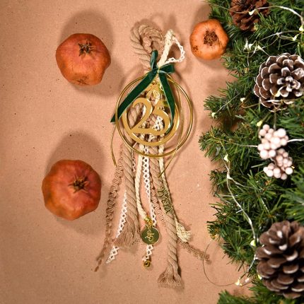 Γούρι Plexiglass Κρεμαστό Χρυσό GO27/84502 - Kaliso