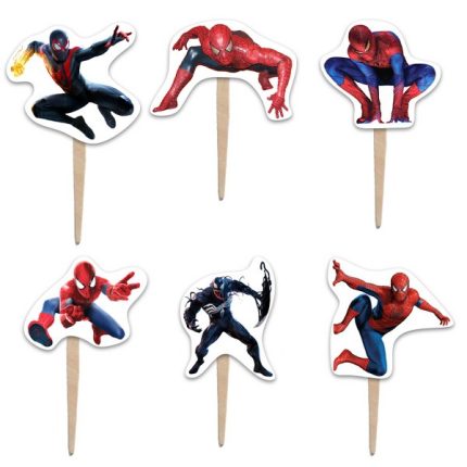 Οδοντογλυφίδες πάρτυ Spiderman (6 τμχ) | P25917
