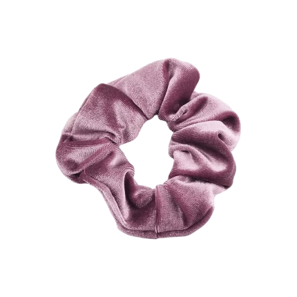 Βελούδινο Violet Scrunchie (12cm) | SC02