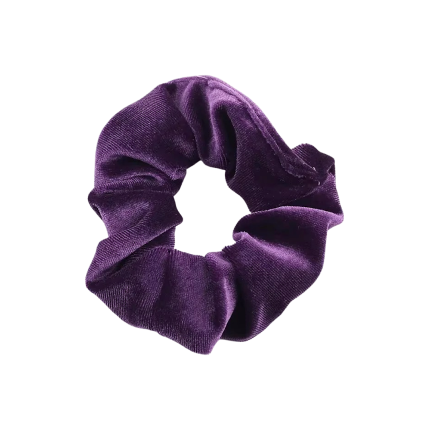 Βελούδινο Μωβ Scrunchie (12cm) | SC998