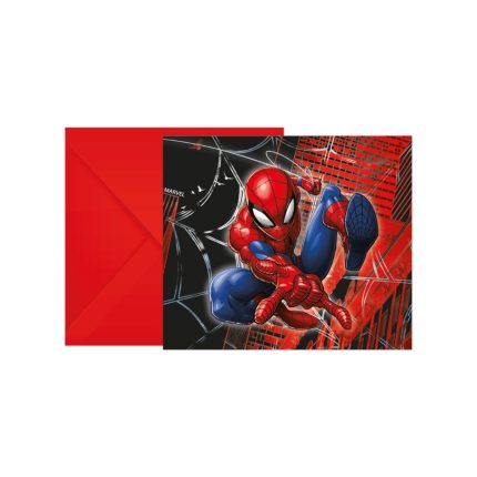 Προσκλήσεις Spiderman World of Web 6τμχ | 97324