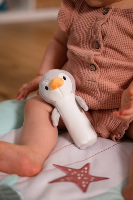 Βελούδινη Squeaker Κουδουνίστρα Ocean 0m+ - Baby to love