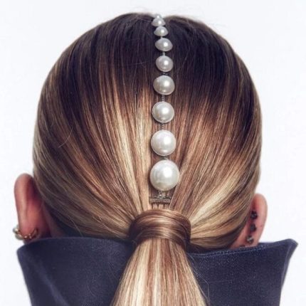 Αξεσουάρ Μαλλιών με Πέρλες Nejma (27cm) | AC14