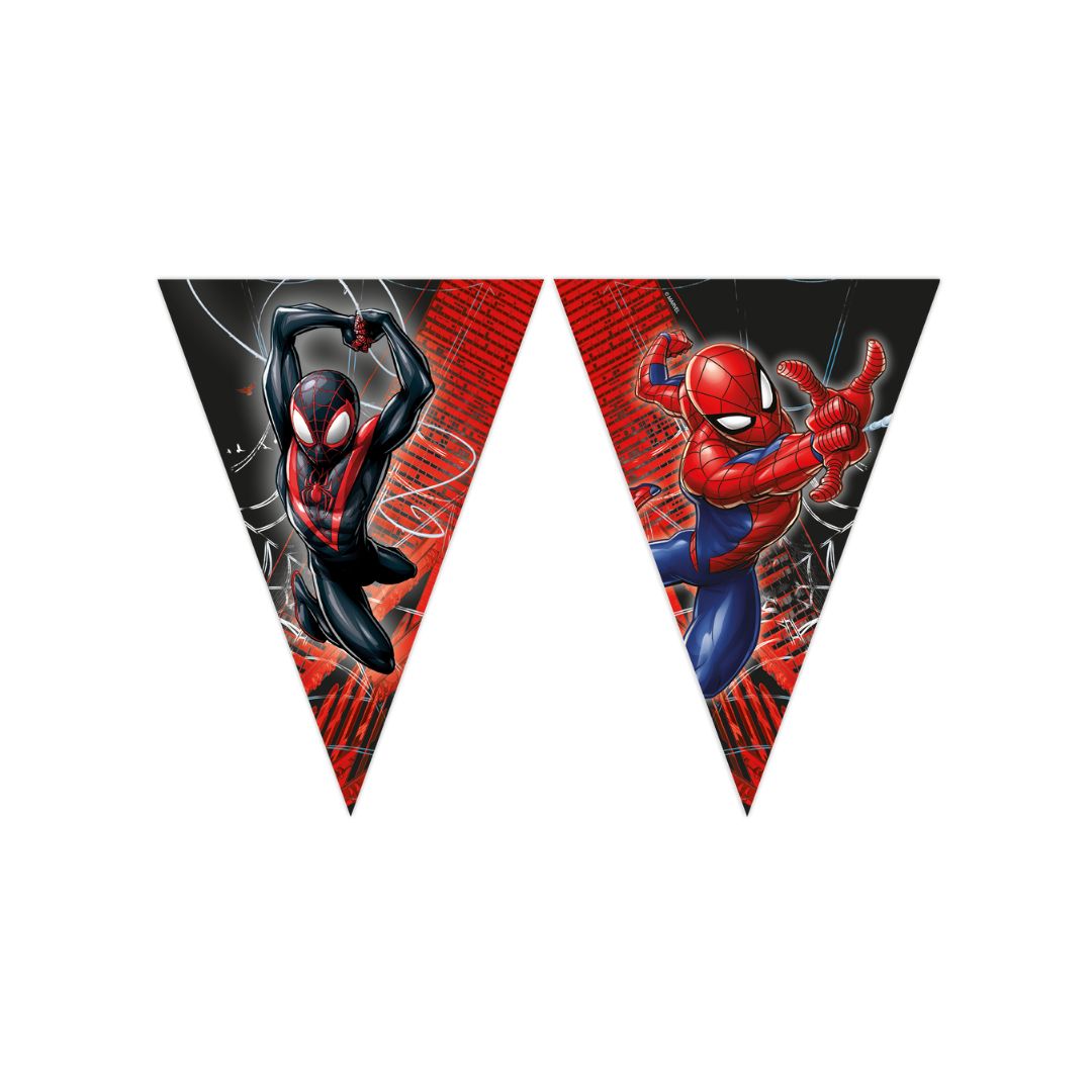 Τριγωνικά Σημαιάκια Spiderman World of Web 230cm | 97318 Τριγωνικά Σημαιάκια Spiderman World of Web 230cm | 97318