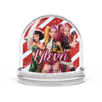 Χριστουγεννιάτικη Χιονόμπαλα με K-pop Demon Hunters – “Huntrix” (20 x 15 x 10 cm) | SUB1008802