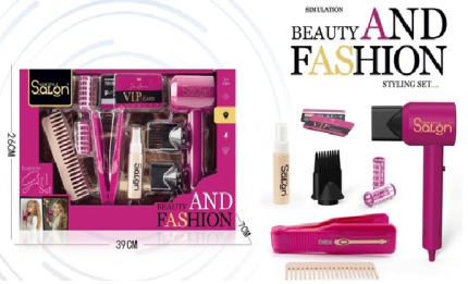 Σετ Κομμωτηρίου με Αξεσουάρ YF825-4 (39cm x 26cm) 3+ - Martin Toys