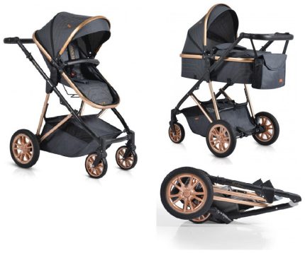 Moni Πολυκαρότσι 2 σε 1 Midas Black 3800146235796