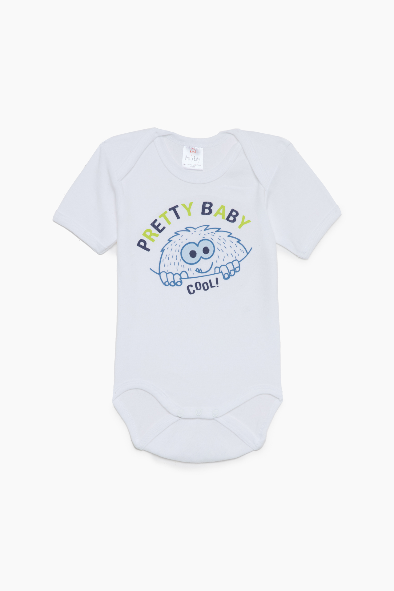 Βρεφικά Εσώρουχα Κορμάκια για Αγόρι 6τμχ Φαγάνα Λευκό-Σιέλ, Κοντό Μανίκι, Βαμβακερά 100% - Pretty Baby Βρεφικά Εσώρουχα Κορμάκια για Αγόρι 6τμχ Φαγάνα Λευκό-Σιέλ, Κοντό Μανίκι, Βαμβακερά 100% - Pretty Baby