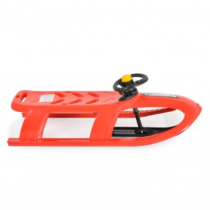 Έλκηθρο Πλαστικό Με Τιμόνι Red 5905197069746 - Prosperlast