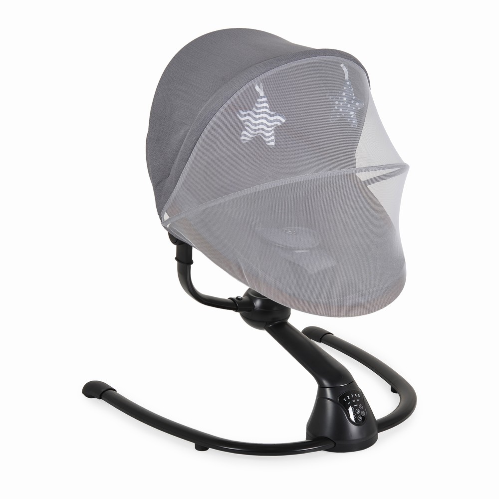 Cangaroo Ηλεκτρική Κούνια-Ριλάξ Cloud Premium+ Dark Grey 3801005210510 Cangaroo Ηλεκτρική Κούνια-Ριλάξ Cloud Premium+ Dark Grey 3801005210510