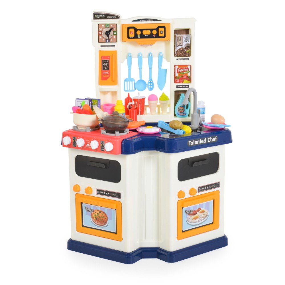 Ξύλινη Παιδική Κουζίνα με Αξεσουάρ και Τρεχούμενο Νερό 922-111 3801005602513 Ξύλινη Παιδική Κουζίνα με Αξεσουάρ και Τρεχούμενο Νερό 922-111 3801005602513