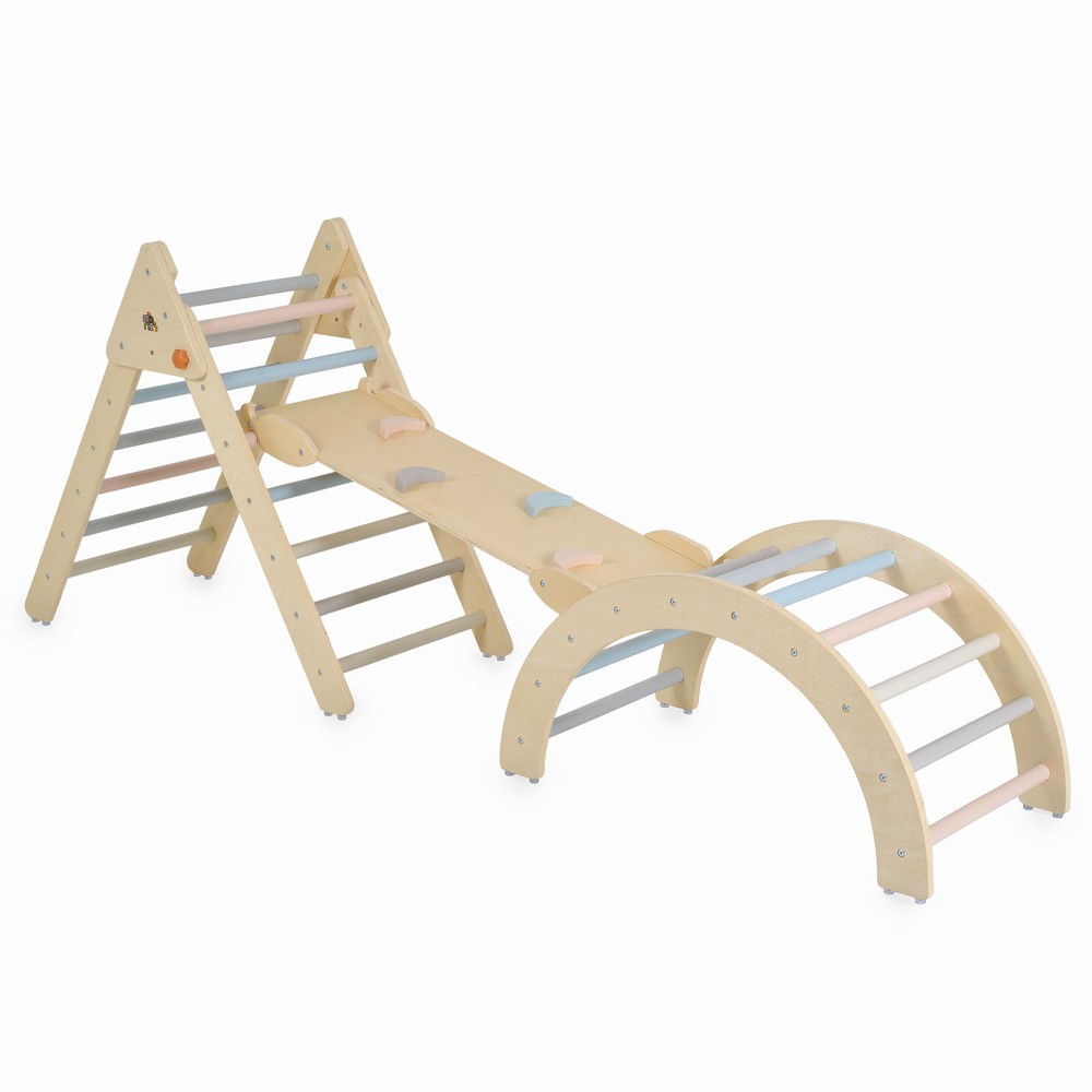 Moni Toys Ξύλινος Πύργος Αναρρίχησης Montessori Pikler 3 Σε 1 Climber Pikler BPD730-C 3801005602520 Moni Toys Ξύλινος Πύργος Αναρρίχησης Montessori Pikler 3 Σε 1 Climber Pikler BPD730-C 3801005602520