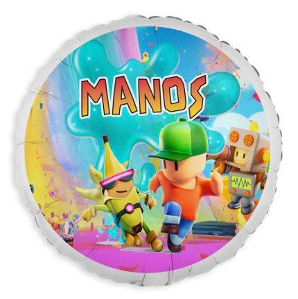 Μπαλόνι Foil Στρογγυλό Tυπωμένο 18″ – Stumble Guys (45cm) | D2403R