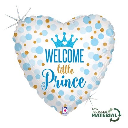 18” Μπαλόνι Γέννησης Καρδιά ”Little Prince” 45εκ | 36712GH