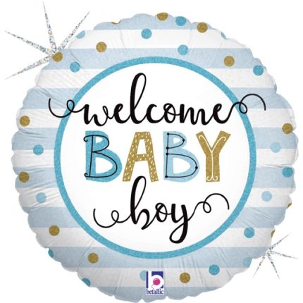 18” Μπαλόνι Welcome Baby Boy 46εκ | 26136