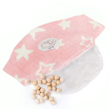 Θερμική Ζώνη Κατά των Κολικών Anti Colic Bellt Pink with White Stars 3800146273170 - Hugzzz