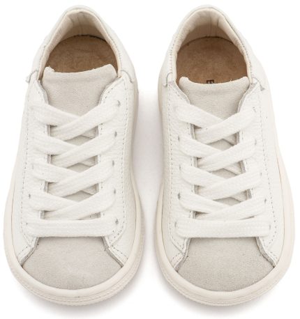 Babywalker Βαπτιστικό Παπουτσάκι Περπατήματος για Αγόρι Δετά Σνίκερς Λευκό BS3097