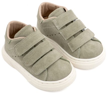 Babywalker Mονόχρωμο Σνίκερ με Τριπλή Μπαρέτα Χρατς Μέντα BW4254