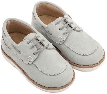 Babywalker Βαπτιστικό Παπούτσι Περπατήματος Δετό Δερμάτινο Μοκασίνι Off White BW4308