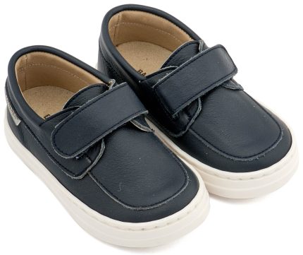 Babywalker Βαπτιστικό Παπούτσι Περπατήματος Δερμάτινο Μοκασίνι Μπλε BW4310