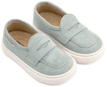 Babywalker Βαπτιστικό Παπούτσι Περπατήματος Καστόρινo Loafer Μίνεραλ BW4311