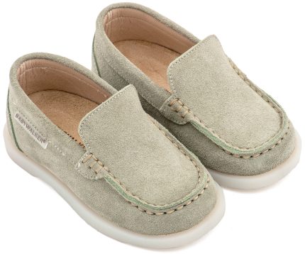 Babywalker Βαπτιστικό Παπούτσι Καστόρινο Loafer Μέντα BW4313