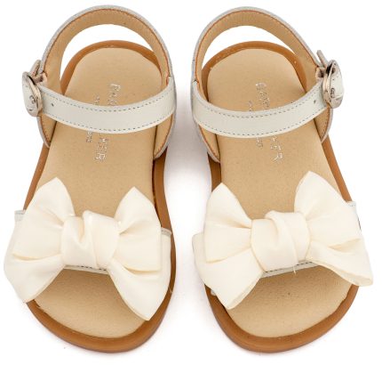 Babywalker Βαπτιστικό Πέδιλο Περπατήματος για Κορίτσι με Διακοσμητικό Οργάντζας BW4892 Εκρού