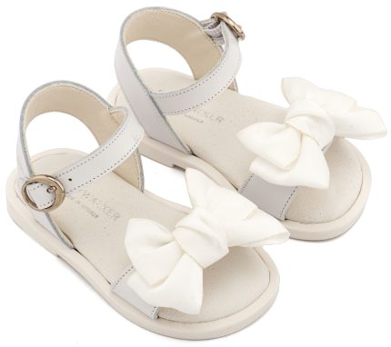 Babywalker Βαπτιστικό Πέδιλο Περπατήματος για Κορίτσι με Διακοσμητικό Οργάντζας BW4892 Λευκό